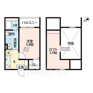 Endor 鳴海【2階】の間取り