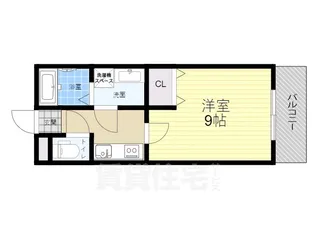 メゾンWO南七松【2階】の間取り