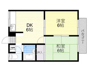 グランディーナ左京パート1【2階】の間取り