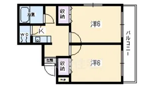 スプレール花園【2階】の間取り