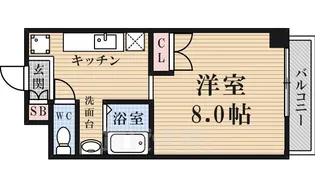 アミカーレ錦【6階】の間取り