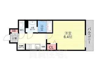 ファステート京都堀川スクエア【2階】の間取り