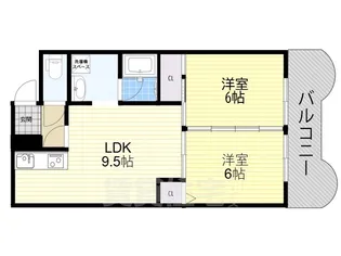ロイヤルハイツ新北野2【5階】の間取り