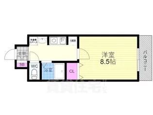 レ・タン・ドゥ・ラ・メールCK4【6階】の間取り