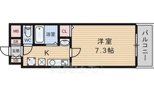 大阪府大阪市淀川区新北野1丁目【マンション】の間取り