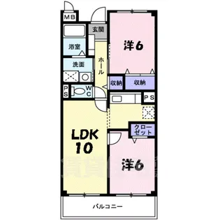 グランディオーズ【1階】の間取り