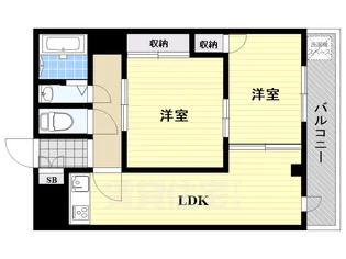 グランドピュア90【6階】の間取り