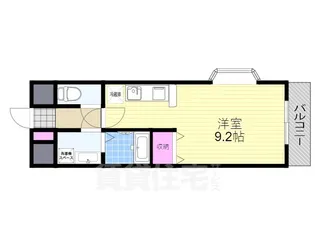 大阪府大阪市西淀川区野里2丁目【マンション】の間取り