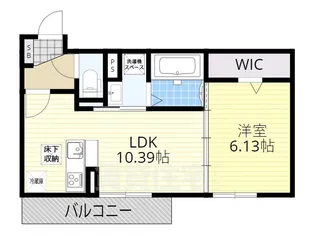 インヴィート【1階】の間取り