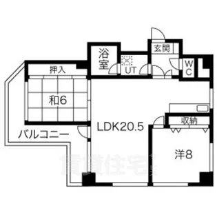 INOVE新栄【7階】の間取り