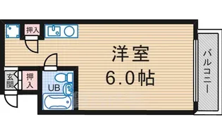 セレッソ帝塚山【3階】の間取り