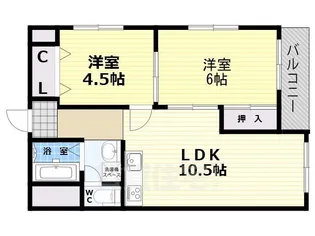 ブルーシャトー【3階】の間取り