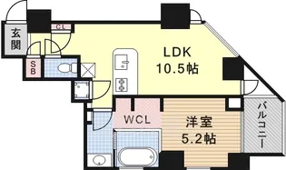 SK BUILDING-501【5階】の間取り