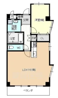 コーポ中野【2階】の間取り