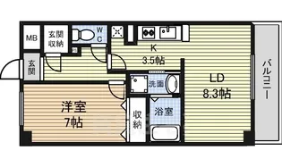 プログレス【3階】の間取り