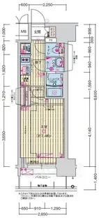 プレサンス今池駅前フェルディノ【3階】の間取り
