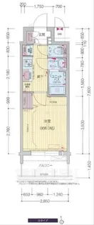 プレサンス新栄ユリシス【14階】の間取り