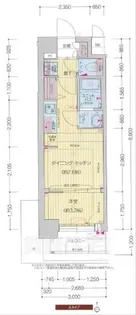 プレサンス THE KYOTO 吉祥院【5階】の間取り