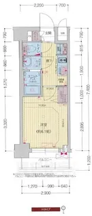 プレサンス THE KYOTO 吉祥院【7階】の間取り