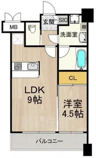 大阪府豊中市東寺内町【マンション】の間取り