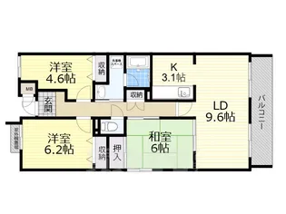 エスポワール豊中宮山【2階】の間取り
