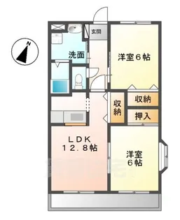 フローリッシュホーム【2階】の間取り