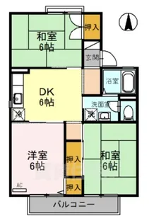 セジュール堀井【2階】の間取り