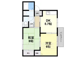 フォレストヒルズ【208号室】の間取り