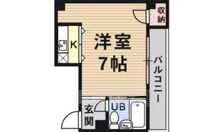 バームプラッツ大和【502号室】の間取り