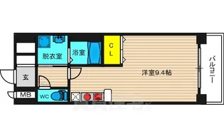 大阪府大阪市西淀川区姫島1丁目【マンション】の間取り