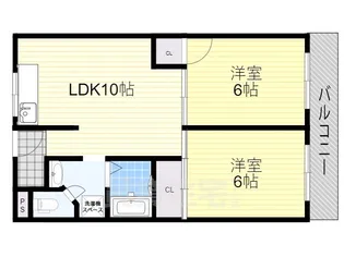 滝谷ユタカハイツ【2階】の間取り