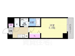 エスカーサ京都西陣【1階】の間取り