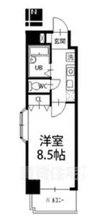 ウェステリア西大須【9階】の間取り
