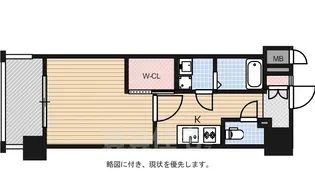 エンクレスト天神MERS【4階】の間取り