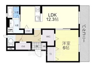 Casa Imakita CAMELLIA【3階】の間取り