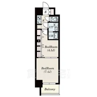 S-RESIDENCE六番町【5階】の間取り