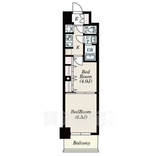 S-RESIDENCE六番町【3階】の間取り