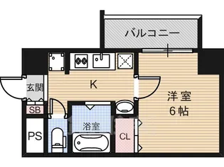 Un Castello西院【5階】の間取り