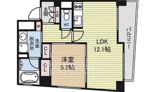 ビジャ松原【4階】の間取り