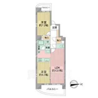 さくらHills富士見【8階】の間取り