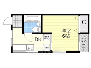 瀬田ハウス A棟【2階】の間取り