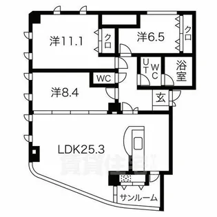 ニュークレス【2階】の間取り