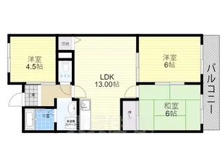 ルミエールマツダ【3階】の間取り
