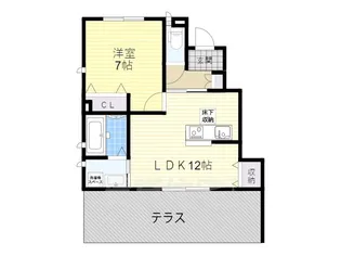 MOKUA-J Maison HAGOROMO1【1階】の間取り