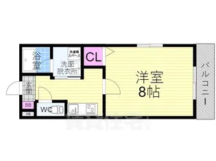 グラン・レガロ丹波橋【3階】の間取り