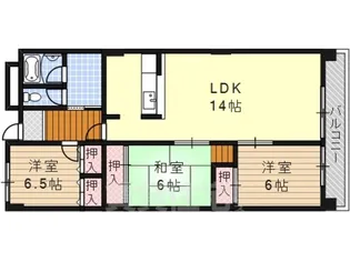 THE COMFORT【5階】の間取り