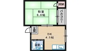 タマキハイツ【2階】の間取り