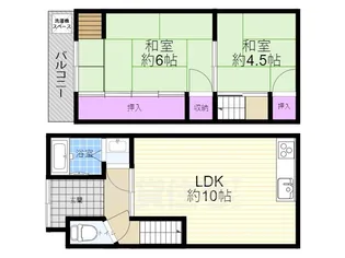 大阪府大阪市西淀川区佃1丁目【一戸建】の間取り