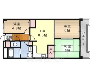 エスポワール八事(元八事1丁目)【403号室】の間取り