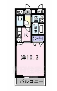 シェーンタール須磨【2階】の間取り